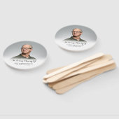 愛する記憶の中でカスタム写真葬儀記念碑 ハンドファン (組立なし)