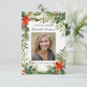 愛する記憶の中でカトリック葬儀祈りの言葉カード 案内状 (スタンド正面)