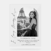 愛する記憶の中でシンプルの追悼歓迎 アクリルサイン (正面)