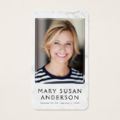 愛する記憶の中でシンプル大理石の写真詩カード (正面)