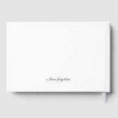 愛する記憶の中でバラ金ゴールドフレーム記念葬儀 ゲストブック (裏面)