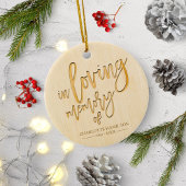 愛する記憶の中でパーソナライズされた記念碑 セラミックオーナメント