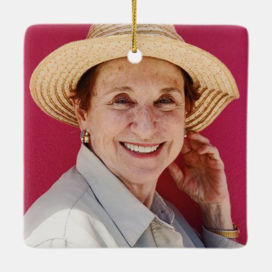 愛する記憶の中でビーチホリデーメモリアル セラミックオーナメント (裏面)