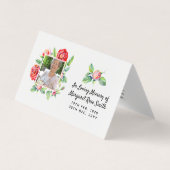 愛する記憶の中でフォトカードメモリアル死別 名刺 (正面)