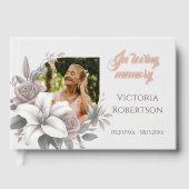 愛する記憶の中でフローラフレーム記念葬儀 ゲストブック (正面)