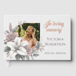 愛する記憶の中でフローラフレーム記念葬儀 ゲストブック