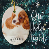 愛する記憶の中でペットの記念モダンのカスタム写真 セラミックオーナメント