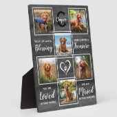 愛する記憶の中でペットパーソナライズされたの写真記念 フォトプラーク (側面)