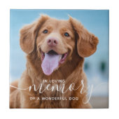 愛する記憶の中でペット記念写真 タイル (正面)