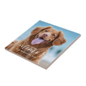 愛する記憶の中でペット記念写真 タイル (側面)