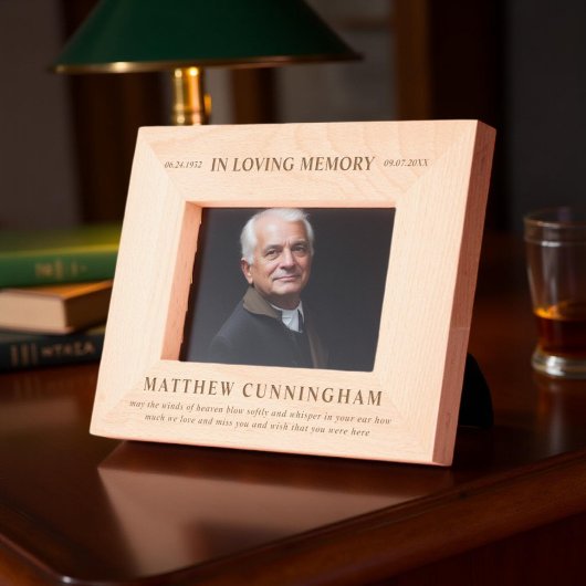 愛する記憶の中でミニマモダンリスシンプルト レーザー彫刻フレーム