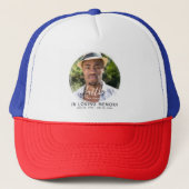 愛する記憶の中でモダンのカスタム写真記念 キャップ (正面)