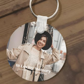 愛する記憶の中でモダンのカスタム写真記念 キーホルダー