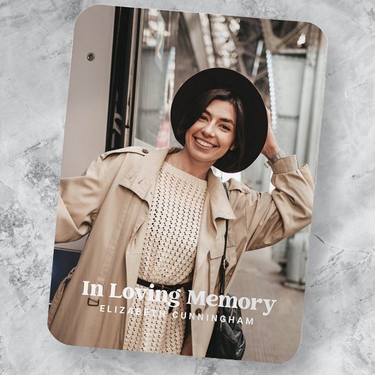 愛する記憶の中でモダンのカスタム写真記念 マグネット