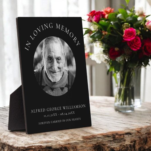 愛する記憶の中でモダンの写真の記念 フォトプラーク