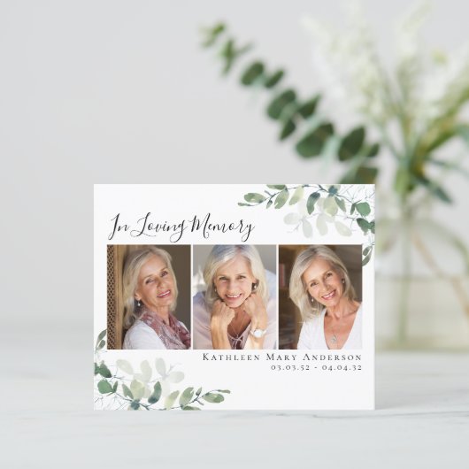 愛する記憶の中でユーカリを予算サンキューカード (スタンド正面)