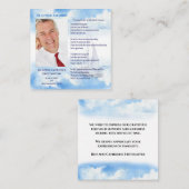 愛する記憶の中で人生の祝福ありがとう ノートカード (正面/裏面)