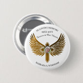 愛する記憶の中で写真のキープサクと翼 缶バッジ (正面&裏面)