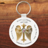 愛する記憶の中で写真のキープサクと翼K キーホルダー (正面)