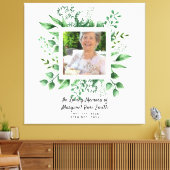 愛する記憶の中で写真の死別の損失記念 キャンバスプリント (インサイチュ (リビング))