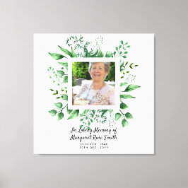 愛する記憶の中で写真の死別の損失記念 キャンバスプリント