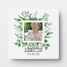 愛する記憶の中で写真の死別の損失記念 フォトプラーク