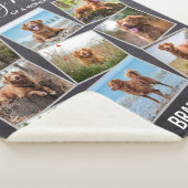 愛する記憶の中で写真コラージュ犬 シェルパブランケット (3/4)