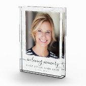 愛する記憶の中で写真大理石記念碑 フォトブロック (右)