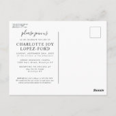 愛する記憶の中で写真葬儀サービス記念 ポストカード (裏面)