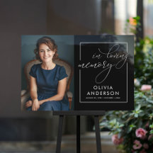 愛する記憶の中で写真葬儀記念ウェルカム