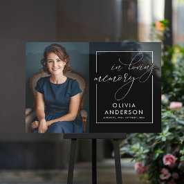 愛する記憶の中で写真葬儀記念ウェルカム アクリルサイン