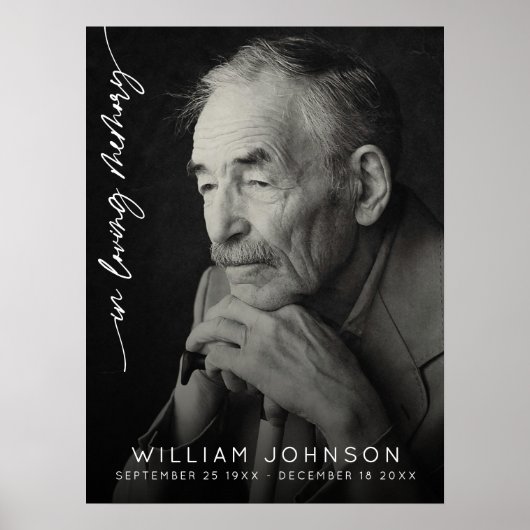 愛する記憶の中で写真葬儀 ポスター (正面)