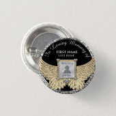 愛する記憶の中で写真記念ダイヤモンドルック 缶バッジ (正面&裏面)