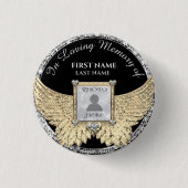 愛する記憶の中で写真記念ダイヤモンドルック 缶バッジ (正面)