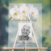 愛する記憶の中で写真追悼式 アクリルサイン (ニュートラル)