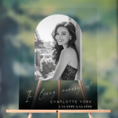 愛する記憶の中で写真追悼歓迎 アクリルサイン (ニュートラル)