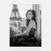 愛する記憶の中で写真追悼歓迎 アクリルサイン (正面)