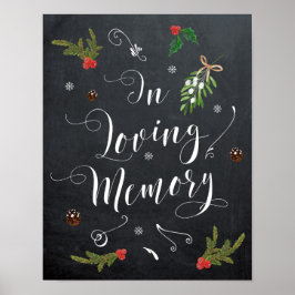 愛する記憶の中で冬の結婚休日の兆候 ポスター