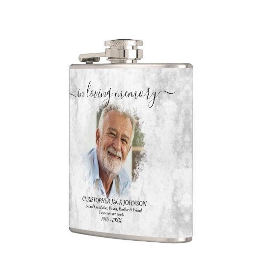 愛する記憶の中で大理石の葬儀の記念の献上品 フラスク (左)