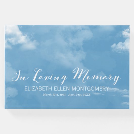 愛する記憶の中で曇った青い空 ゲストブック (正面)