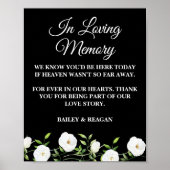 愛する記憶の中で白いフローラ結婚の記念碑 ポスター (正面)