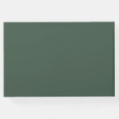 愛する記憶の中で白いフローラ葬儀ゲストブック ゲストブック (裏面)