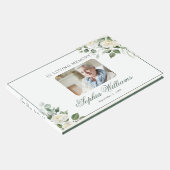 愛する記憶の中で白いフローラ葬儀ゲストブック ゲストブック (コーナー)