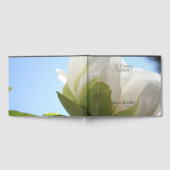 愛する記憶の中で白い牡丹の葬儀ゲストブック ゲストブック (全面)