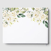 愛する記憶の中で白い花葬儀ゲストブック ゲストブック (裏面)