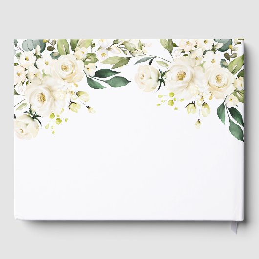 愛する記憶の中で白い花葬儀ゲストブック ゲストブック (裏面)