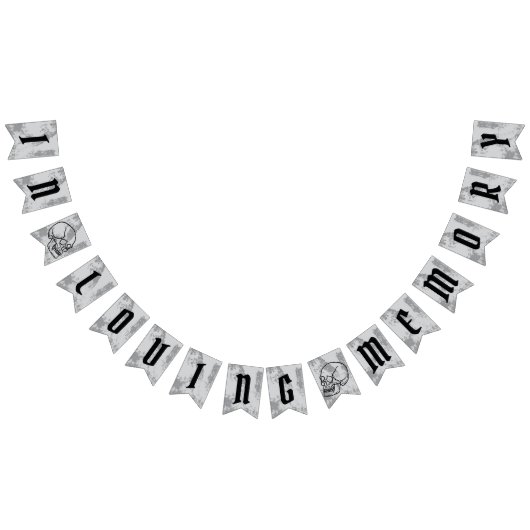 愛する記憶の中で私の若者にRIP誕生日バナー バンティングフラッグ (全)