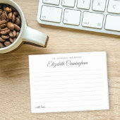 愛する記憶の中で葬儀クラシック共有の記憶 ポストイット