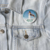 愛する記憶の中で葬儀フォトダークグリーン 缶バッジ (インサイチュ)