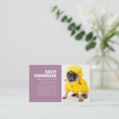 愛する記憶の中で葬儀メモペットの写真カード 名刺 (スタンド正面)